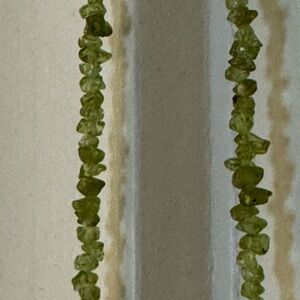 Genuine Peridot Bead Necklace